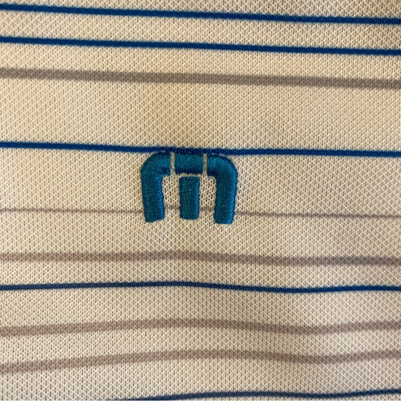 Travis Mathew Golf Polo Fox Racing Collab Men’s Size Large Striped Multicoloured - Picture 5 of 10